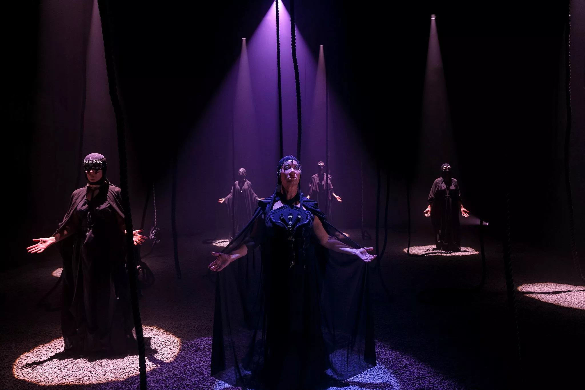 Fra forestillingen Lohengrin, Scenatet.