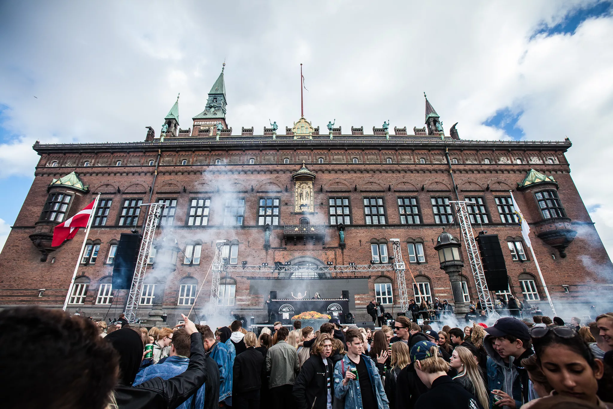 Lang tids opbygning mod klimaks på Rådhuspladsen