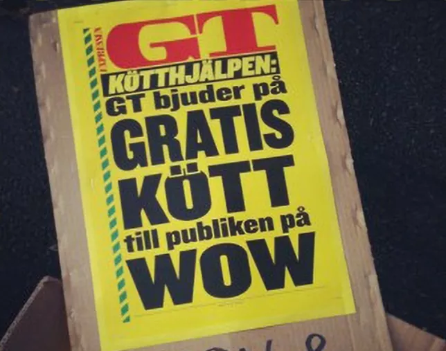 När Way Out West blev helvegetariskt och GT delade ut gratis kött 