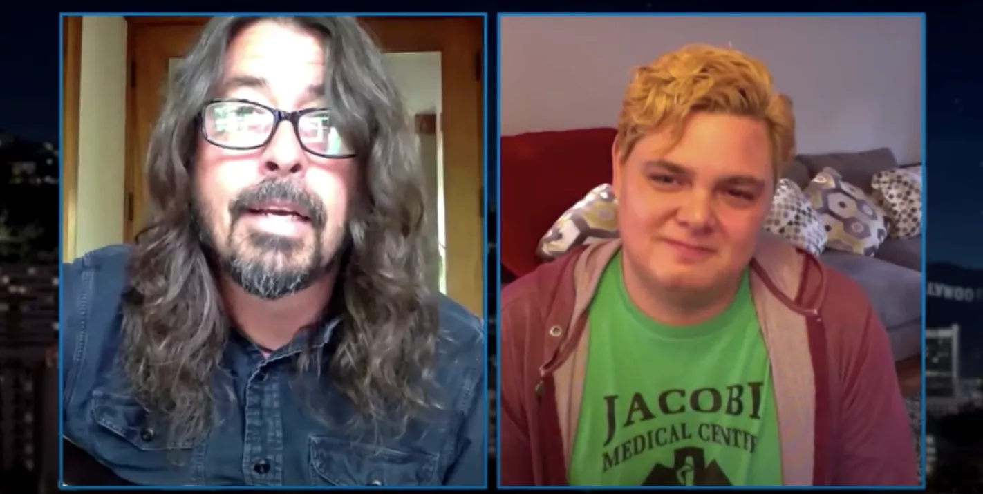 VIDEO: Dave Grohl overrasker COVID-19-sygeplejerske med en sang