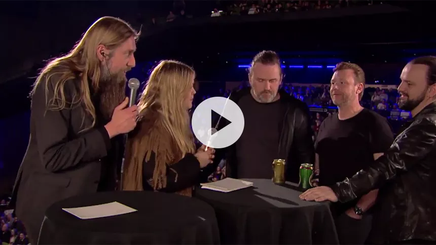 Videointerview med Dizzy Mizz Lizzy fra GAFFA-Prisen: – Engang var rocken mainstream, i dag er det blevet en subgenre