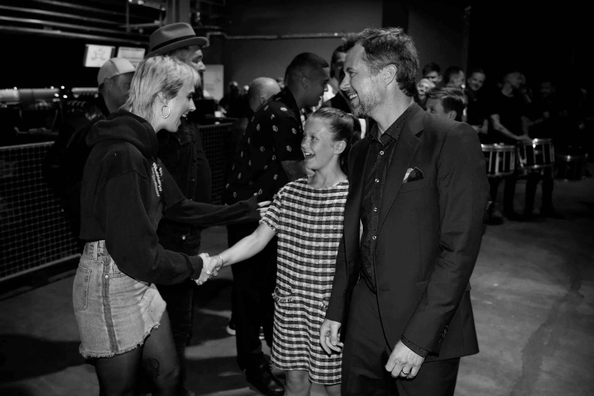 Fotoserie: Kronprinsfamilien hilste på stjernerne i Royal Arena