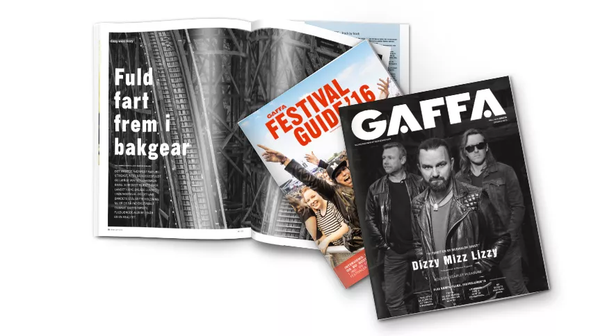 GAFFA maj er på gaden - med GAFFAs Festival Guide' 16