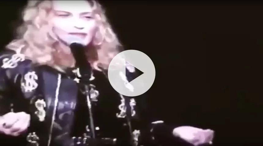 Madonna lover blowjobs til folk, der stemmer på Hillary Clinton