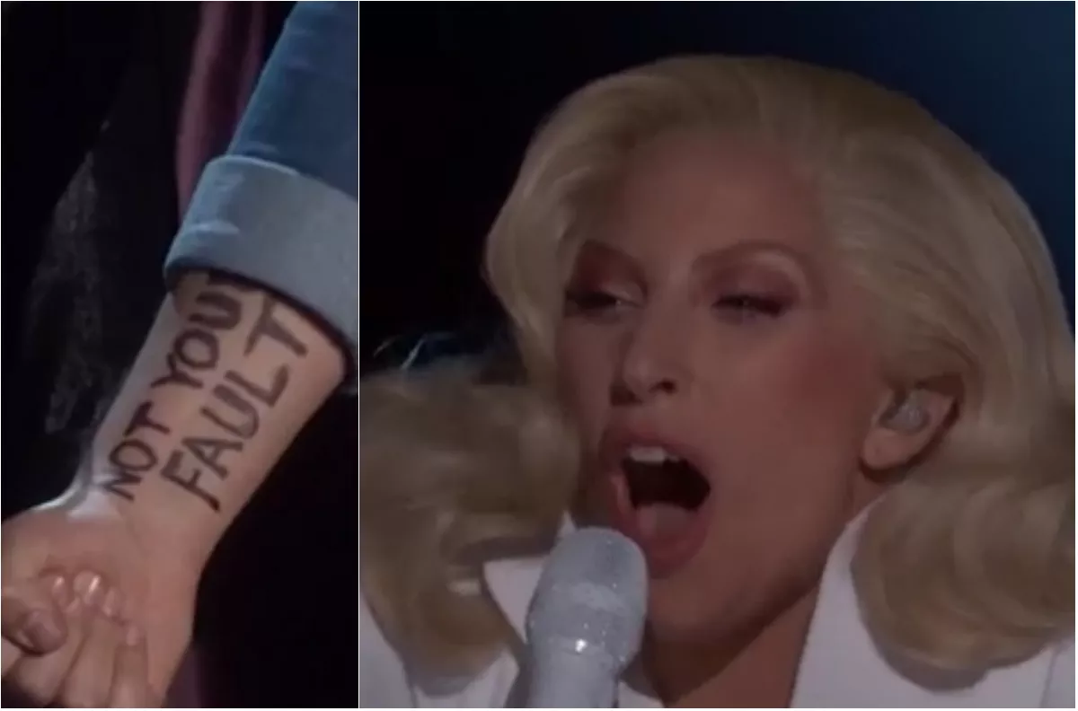 Starkt klipp: Lady Gaga uppmärksammar våldtäktsoffer