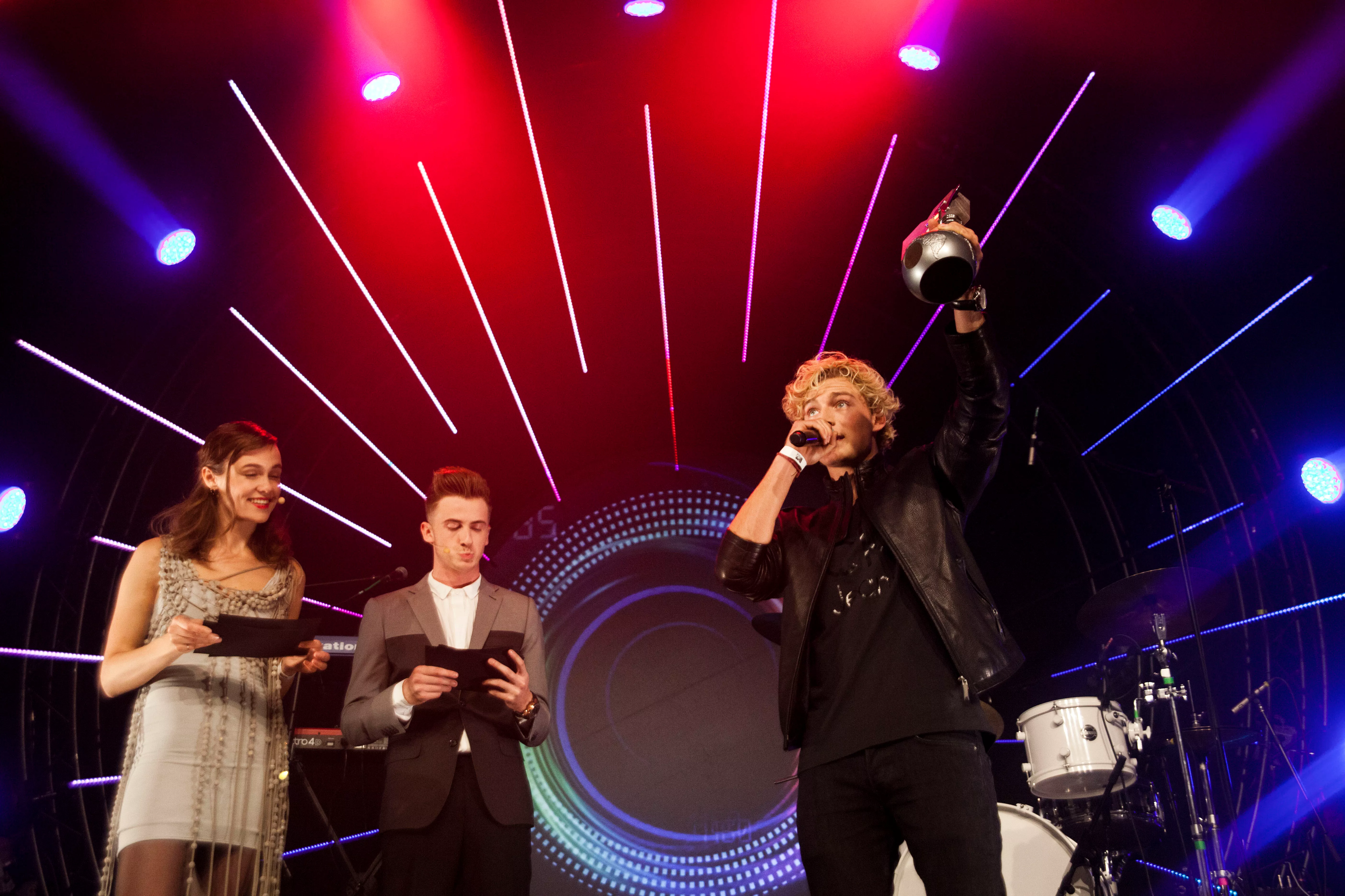 Fotoserie: Christopher fik sin MTV-Pris