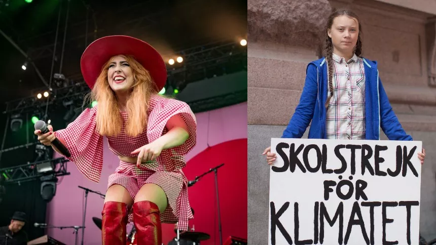 Svenska artister deltar i stor skolstrejk