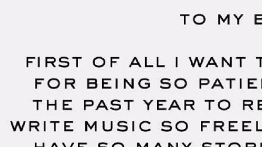 Nyt materiale på vej? Læs Sam Smiths mystiske brev