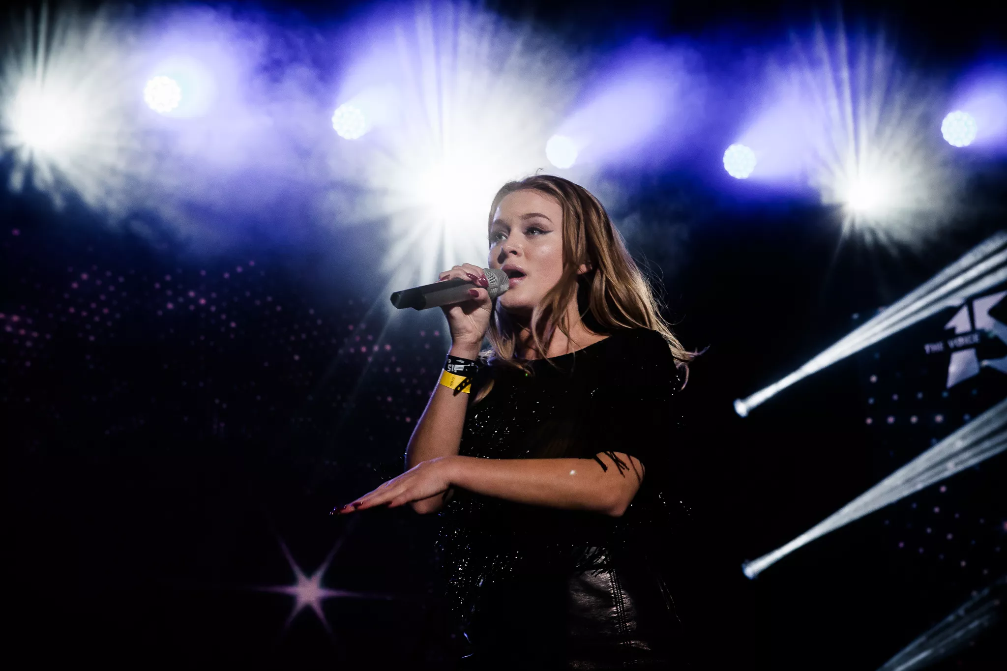 Zara Larsson förband till Justin Bieber