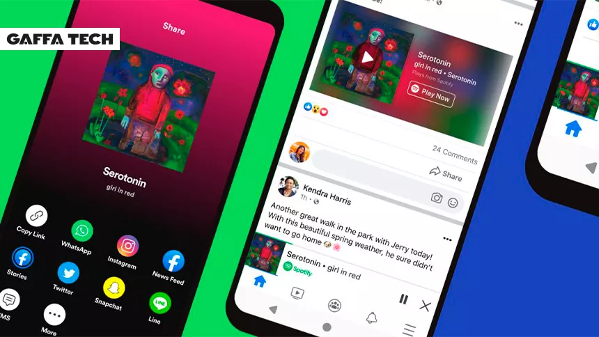 Nu kommer Spotify til Facebook