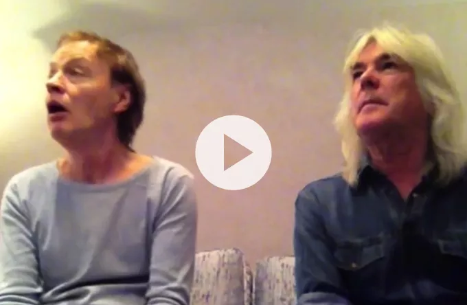 Videointerview: Se AC/DC ustylede og på tæt hold 