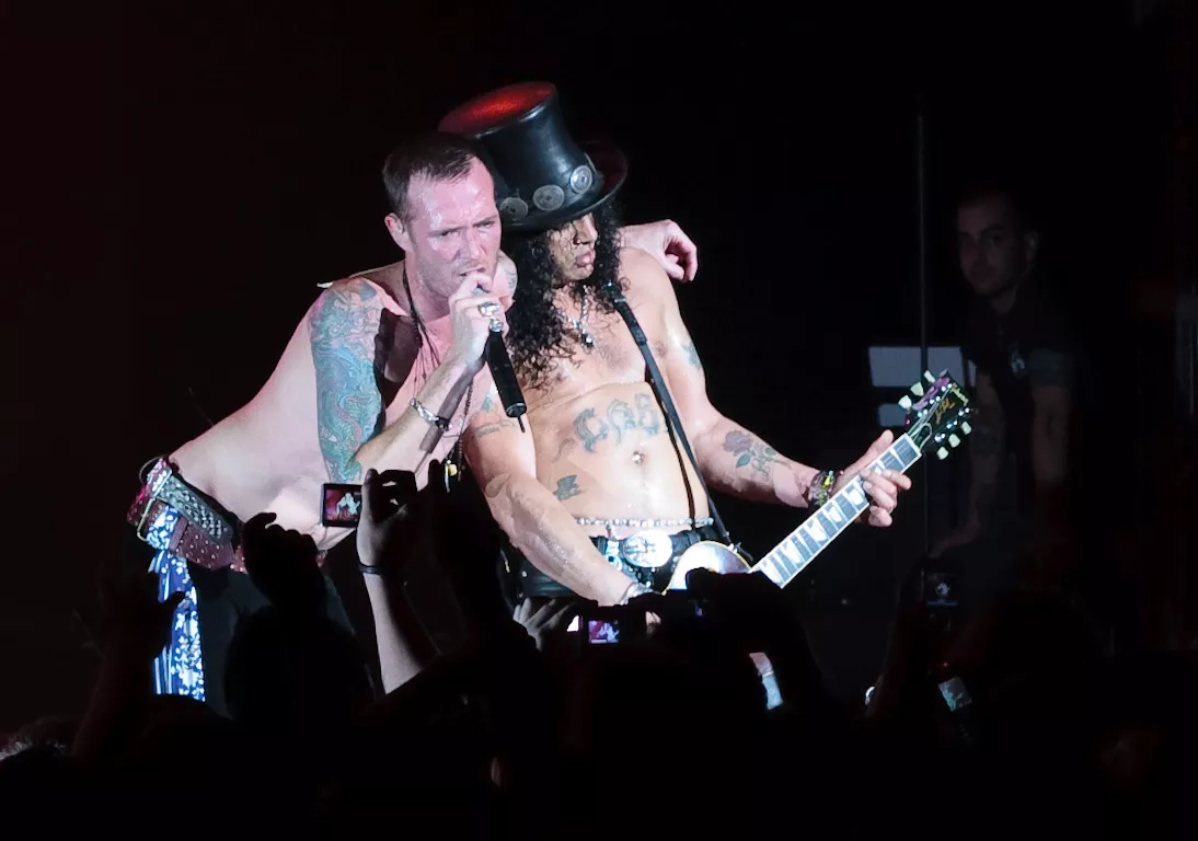 Scott Weiland på visit i Velvet Revolver