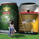 Kan man virkelig sove i en øldåse?