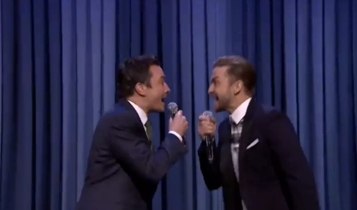 Se Fallon og Timberlake rappe hiphoppens historie