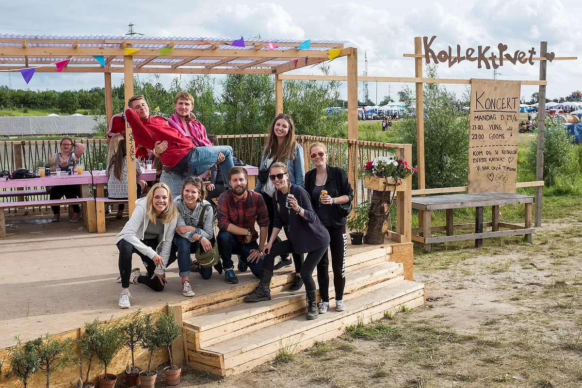 Dagens Camp på Roskilde: Fællesskabsånden lever i Kollektivet