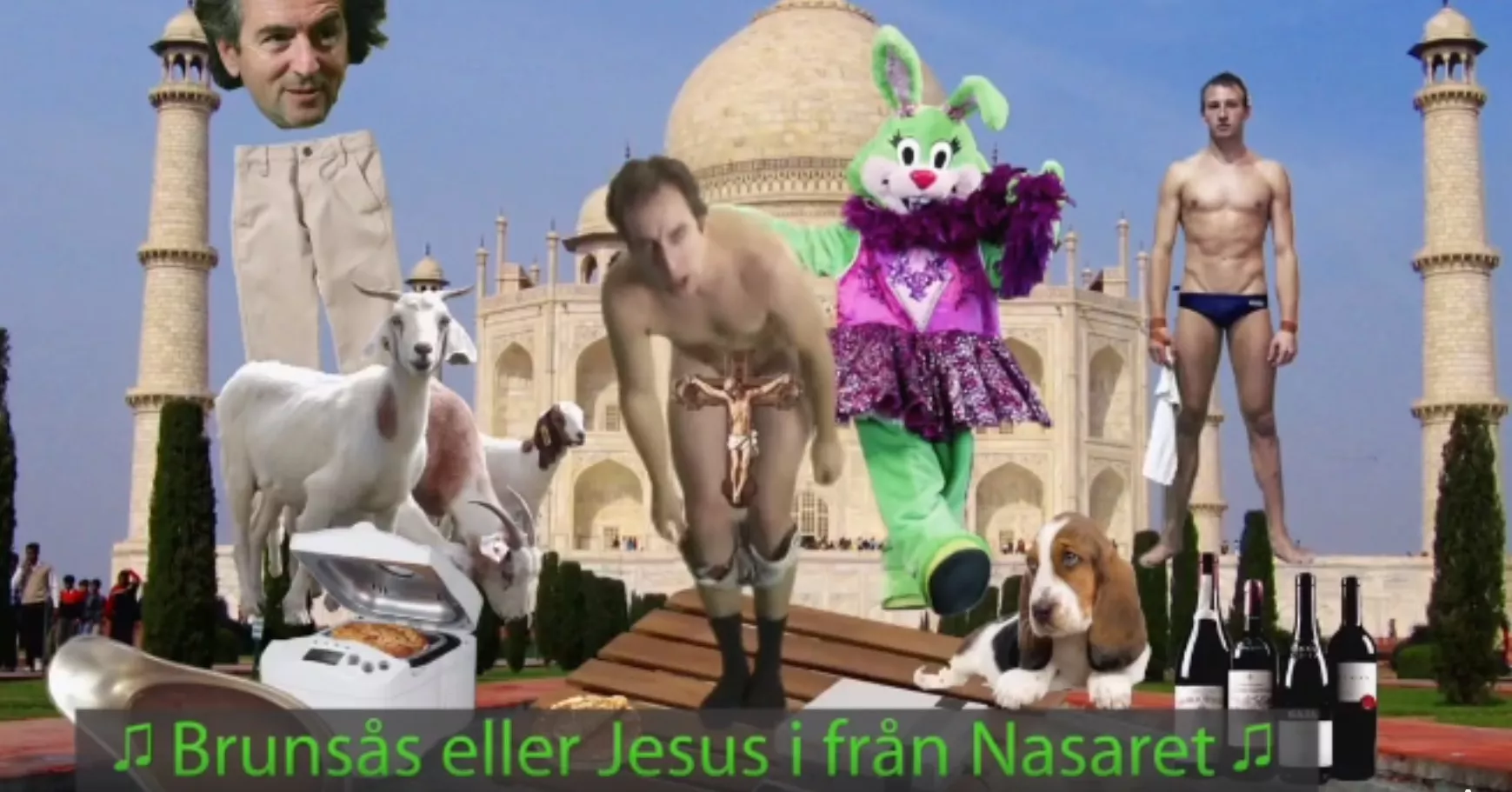 Kristna rasar mot låt – demonstrerade utanför SVT