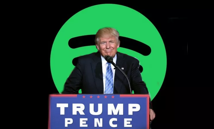 Efter Trumps Sverige-utspel – här är Spotifys syrliga svar