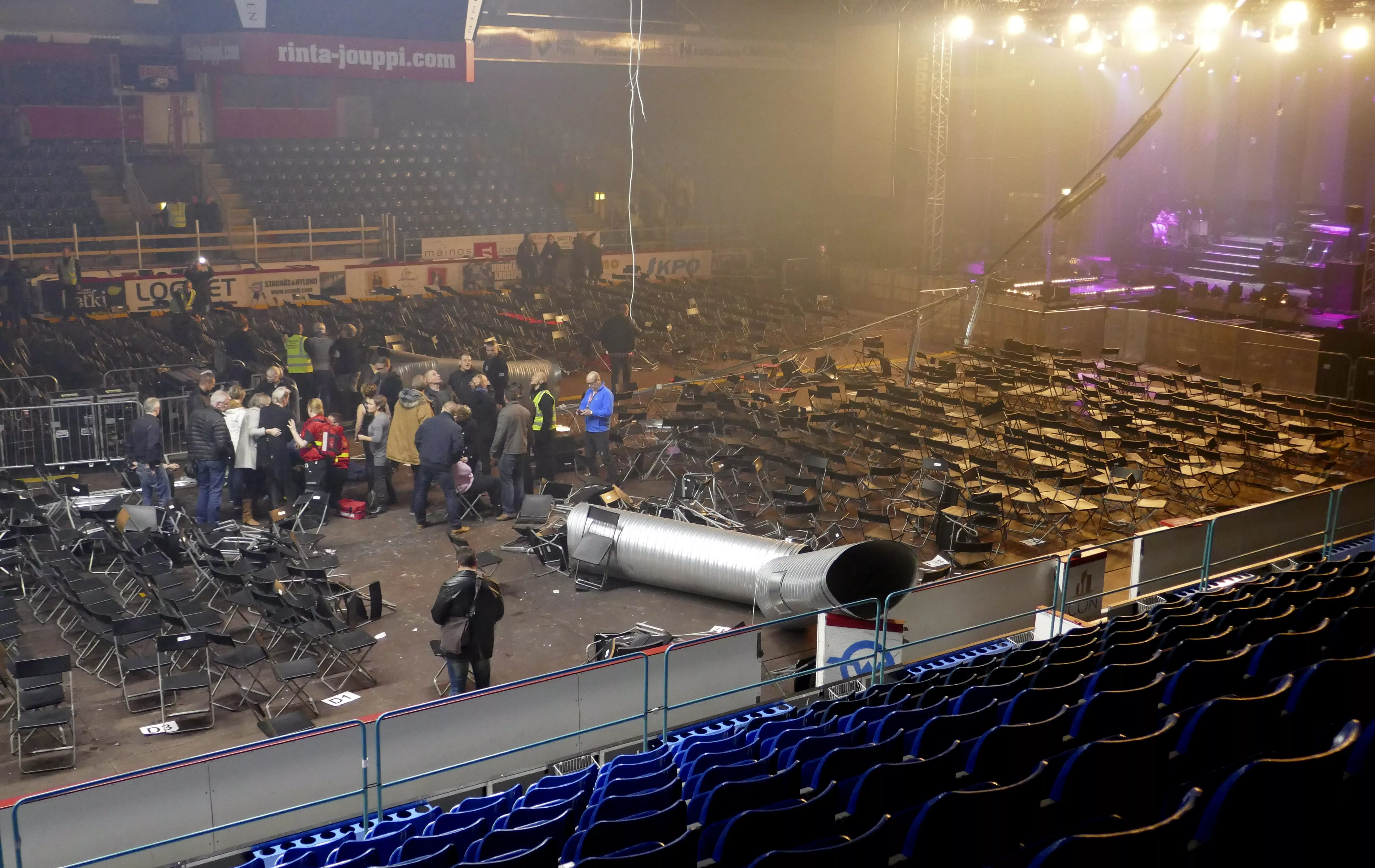 Flere skadd under konsert i Finland