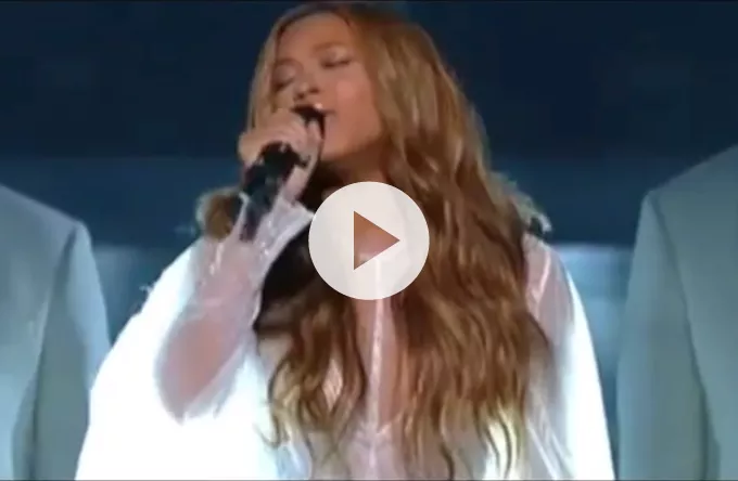 Video: Se Beyoncé i gospelnummer til Grammy-showet