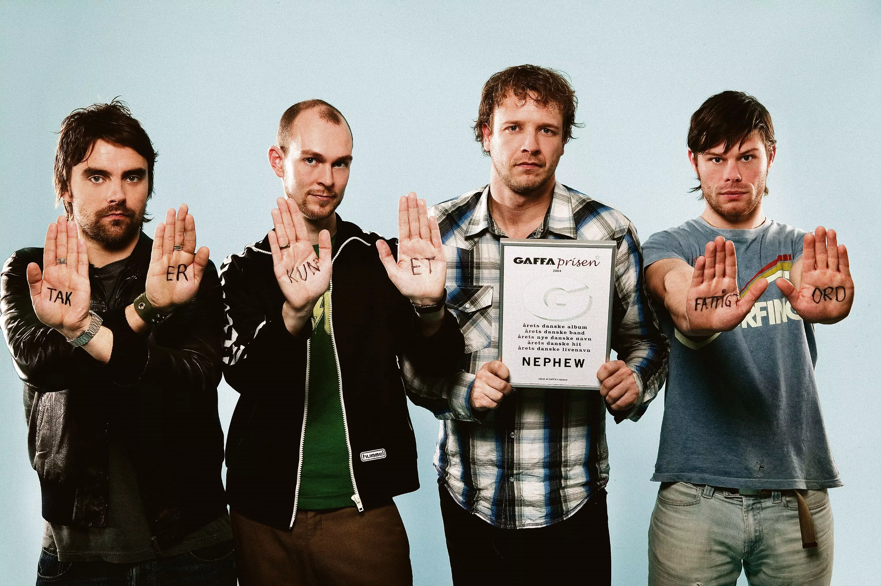 FOR 20 ÅR SIDEN: Da Nephew løb med seks GAFFA-priser - og indtog forsiden