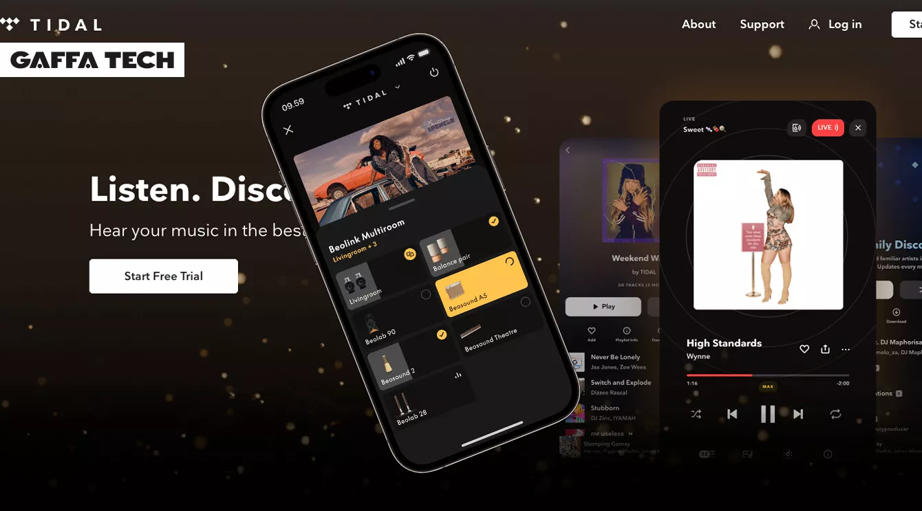 Tidal integreres nå i Bang & Olufsens app