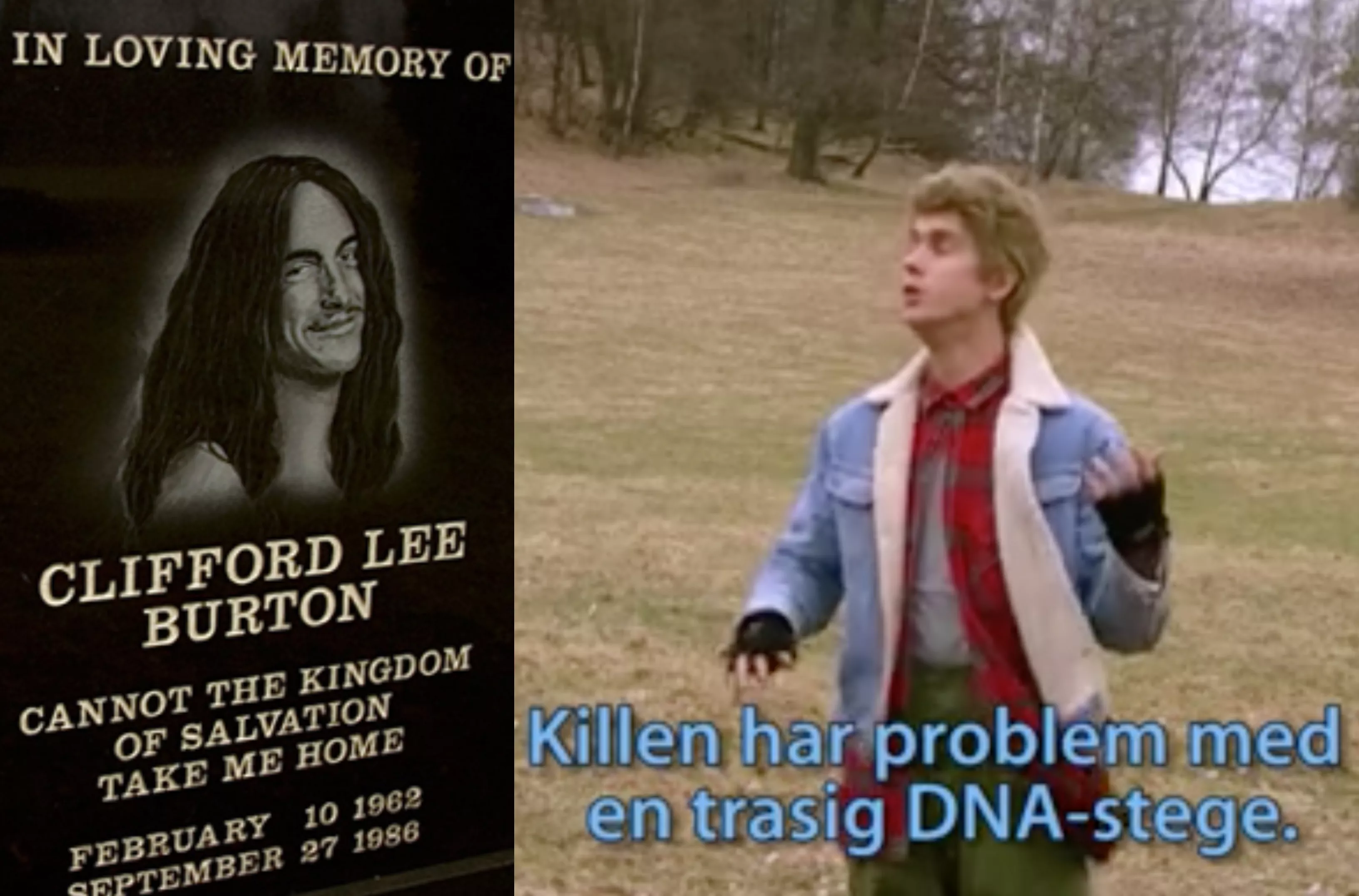 När Killinggänget hyllade Metallica-basisten – på sitt sätt