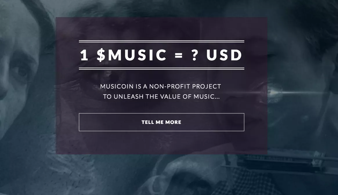 Här får artister betalt i "Musicoins"