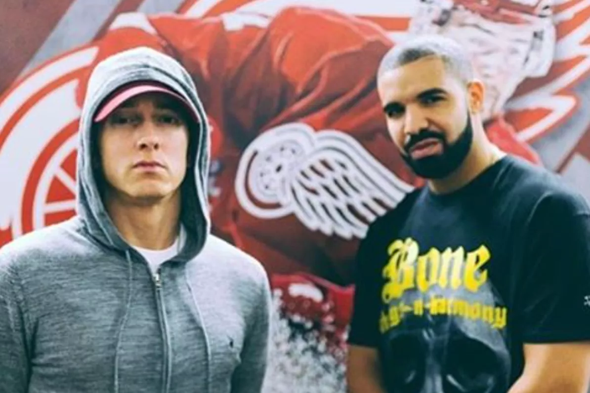 Se Drake og Eminem optræde sammen