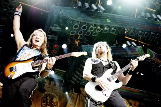 Iron Maiden på vej i studiet