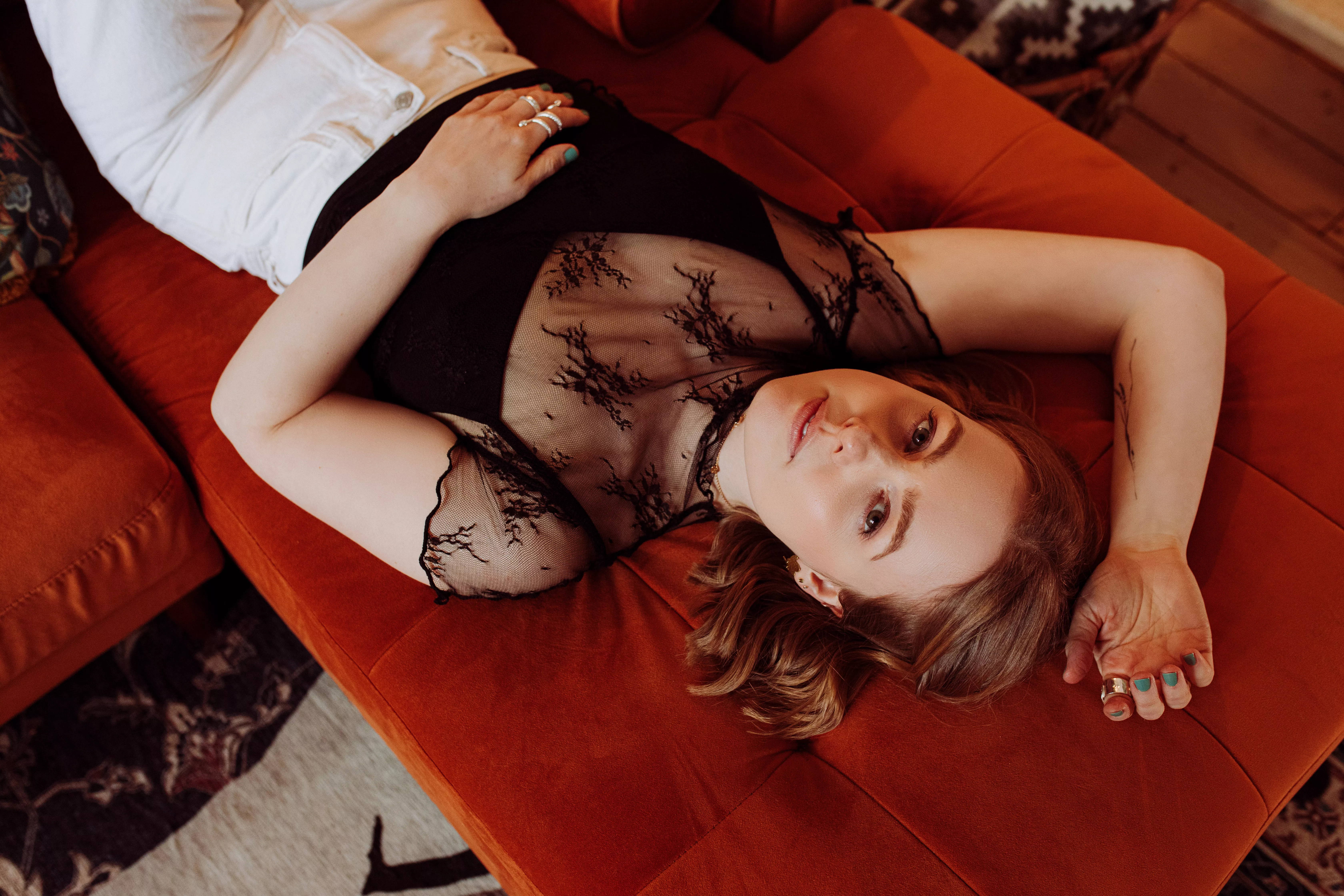 Billede af Kim Carnie, der tidligere har været forsanger i det skotske folkrockband Mànran.