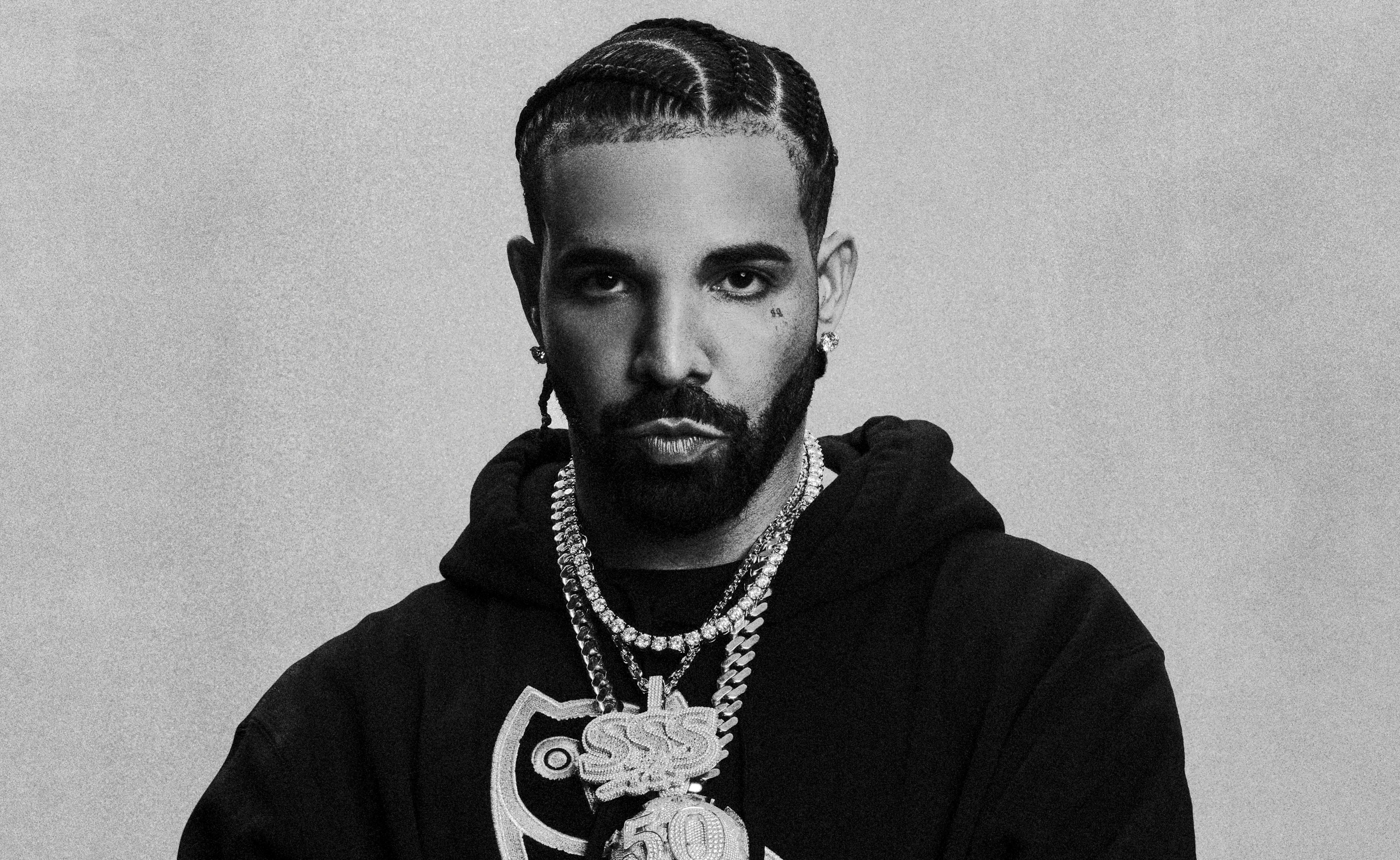 Drake gemmer hemmelighed i stor isskulptur