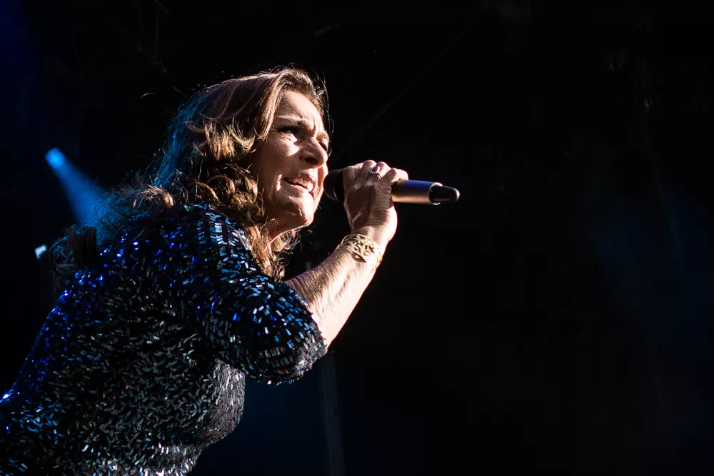 Lis tændte lys i skoven