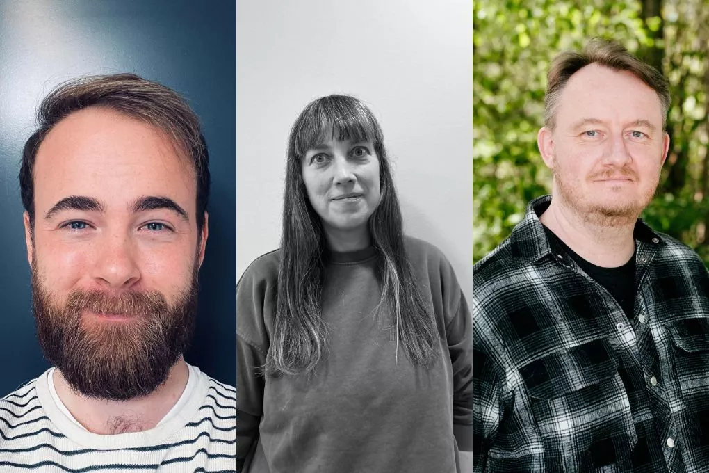 Fra venstre: Jonas Lundquist, Karen Vincent og Stefan Gejsing