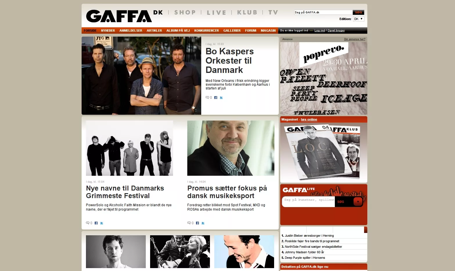 GAFFA.dk får nyt design