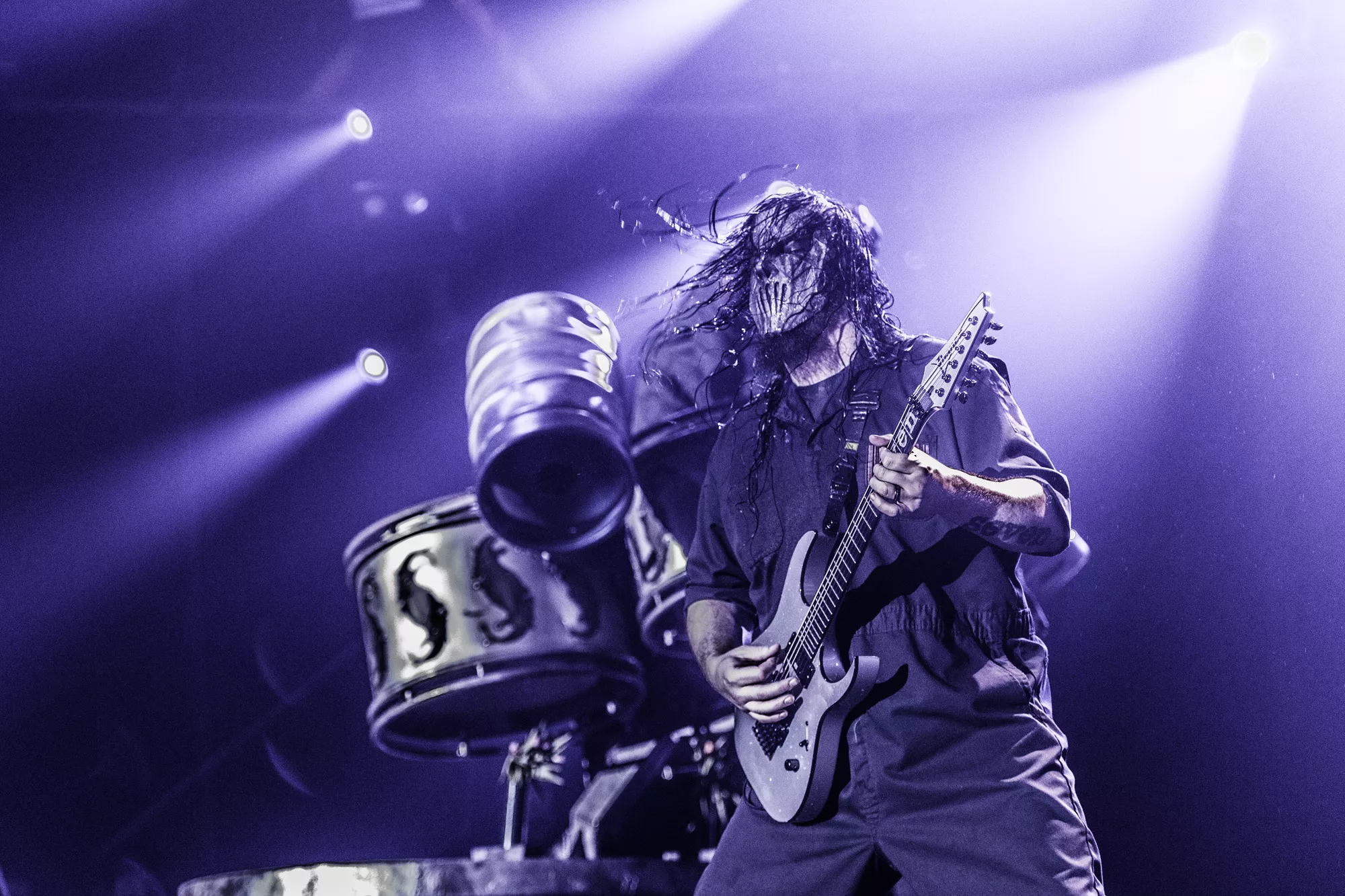 Guitarist i Slipknot dolket i baghovedet