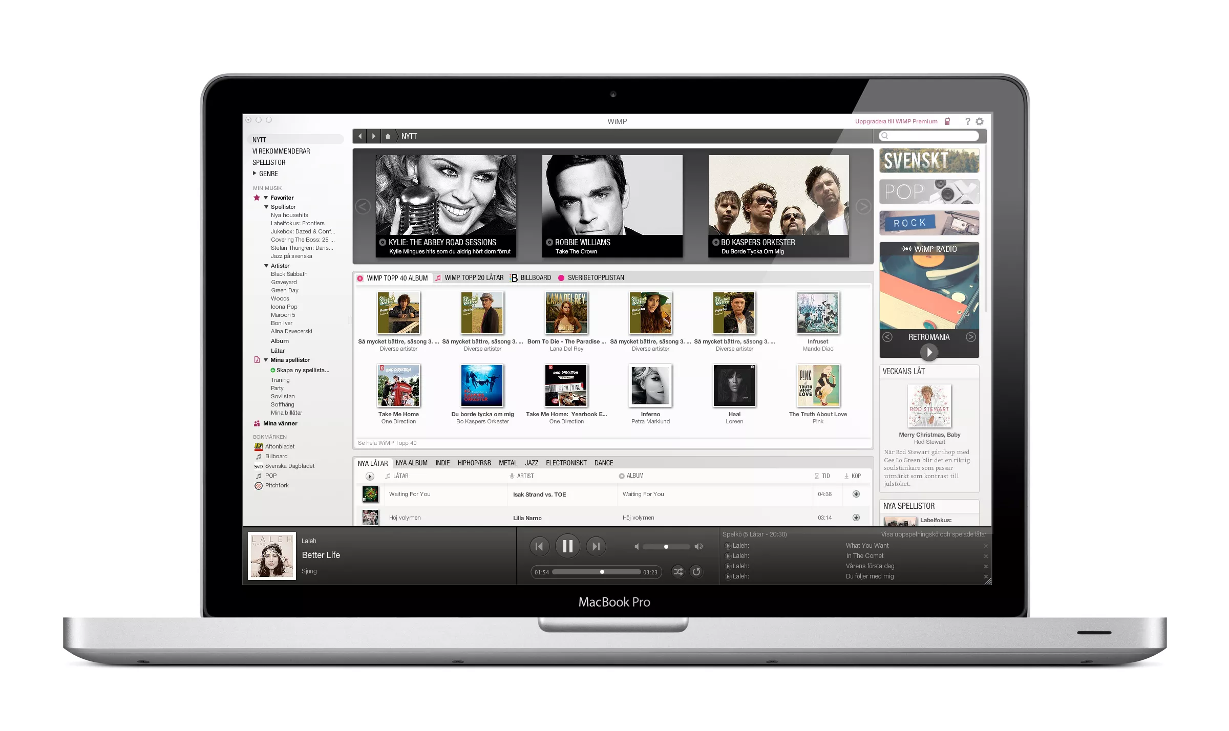Streama musik gratis utan reklam