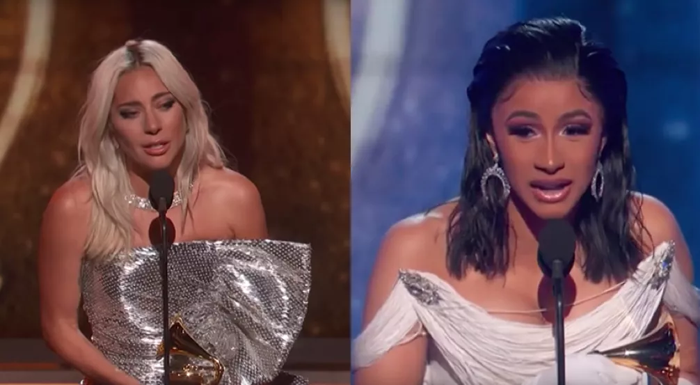 Lady Gaga forsvarer udskældt Cardi B efter Grammy-sejr