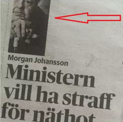 Freddie Wadling blev minister för en dag