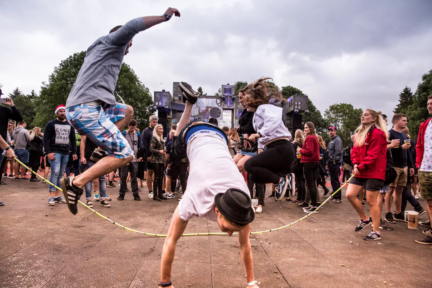 Stor billedserie: Højt humør på Tinderbox