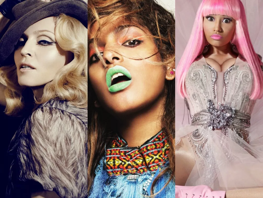 Madonna, M.I.A. og Nicki Minaj samarbeider