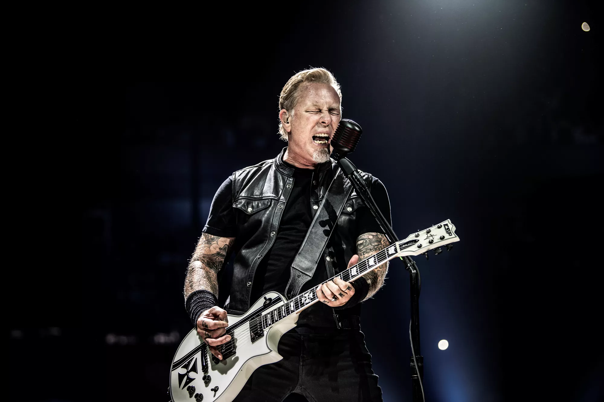 Koncertfoto fra Metallicas koncert i Royal Arena i 2017.