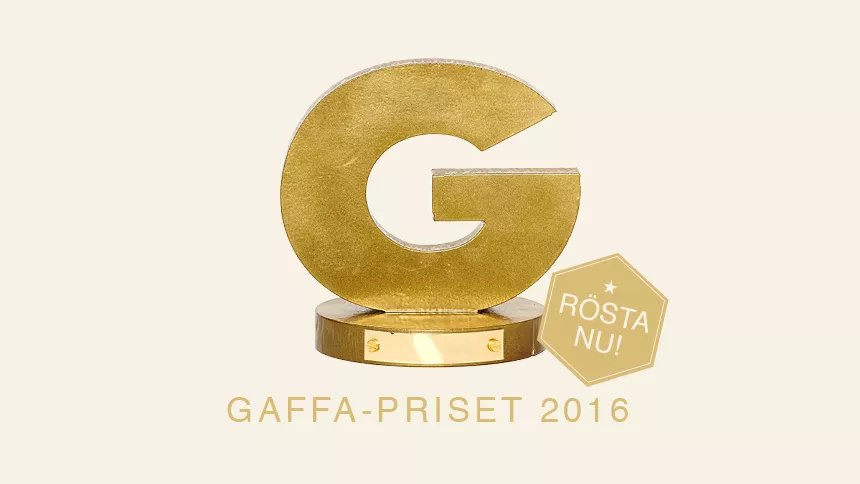 GAFFA-Priset 2016 – rösta på dina favoriter här!