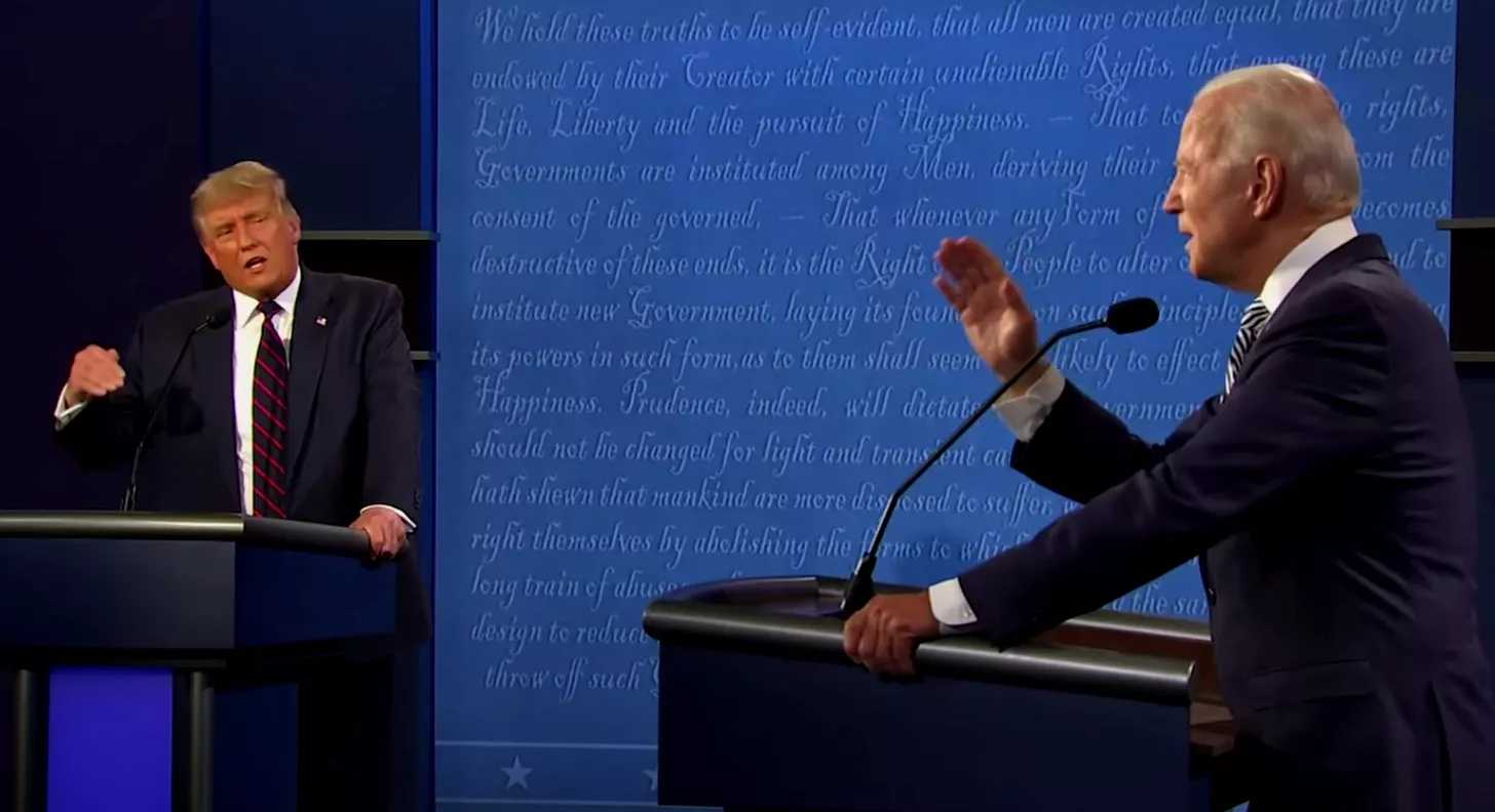 Stjernerne reagerer på Trump og Bidens katastrofale præsidentdebat