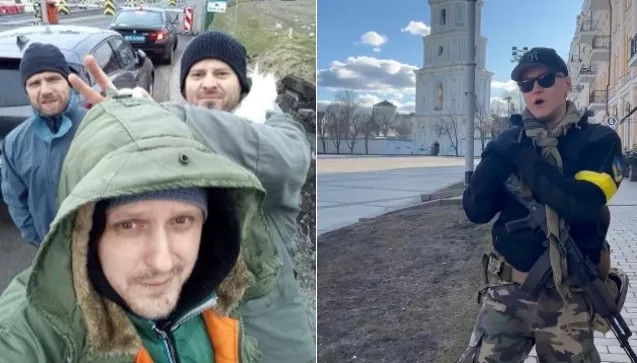 Artisterna som strider och hjälper till i Ukraina: "Musiker är fredsmakare, men nu är det inte läge att spela gitarr"