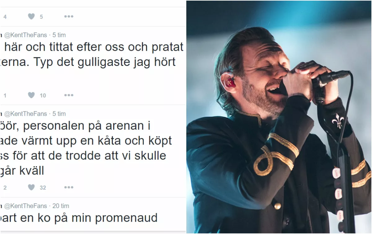 Kent-fans erbjudna kåta i Kiruna