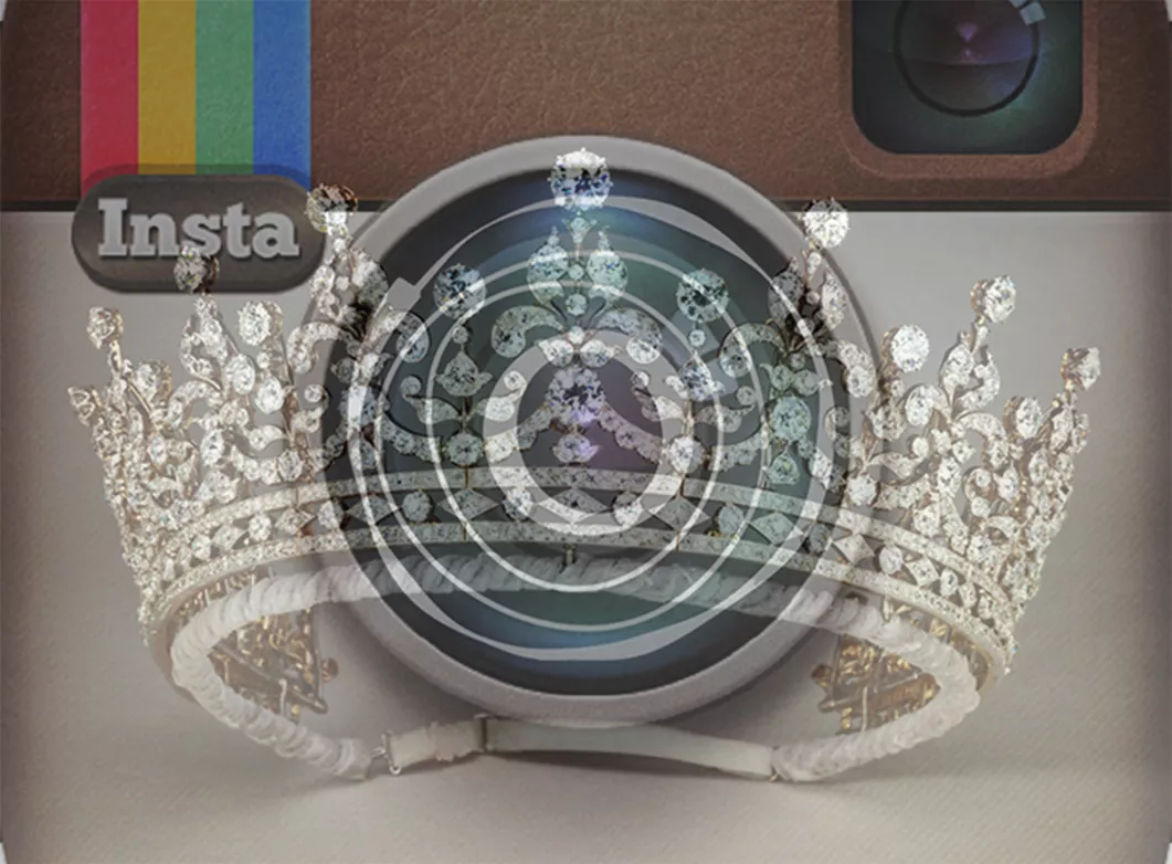Hon har flest följare på Instagram