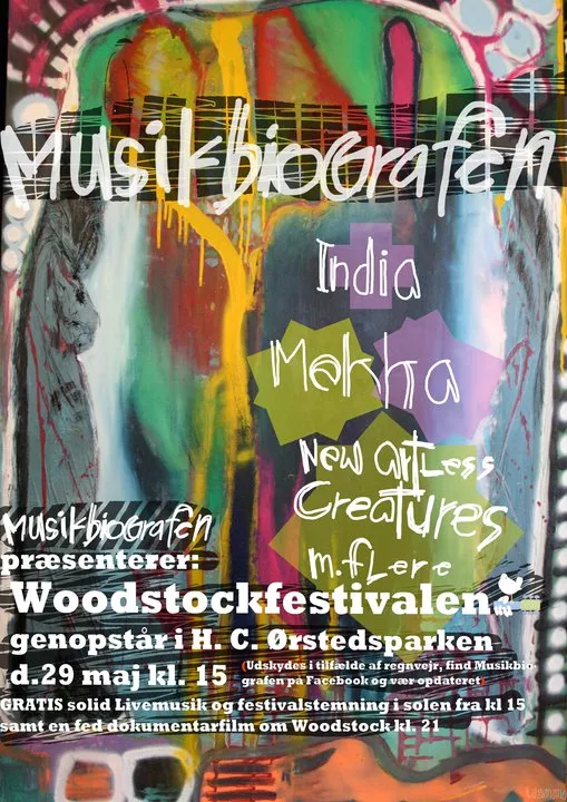 Gratis musik og film i Ørstedsparken
