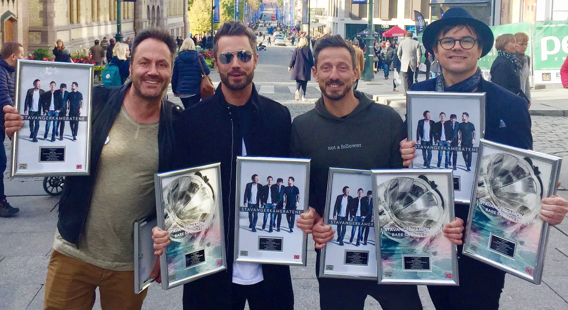 Denne gjengen har innkassert platinaplate og dobbelt platinatrofé