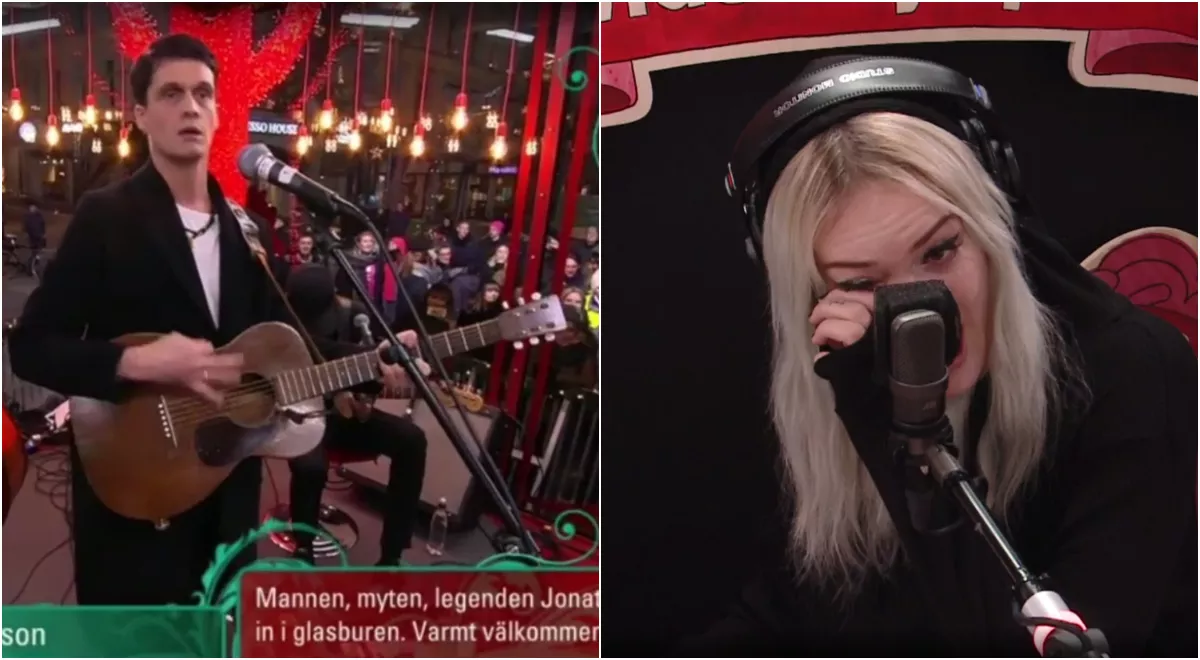 Jonathan Johanssons sång fick Little Jinder att gråta – se klippet