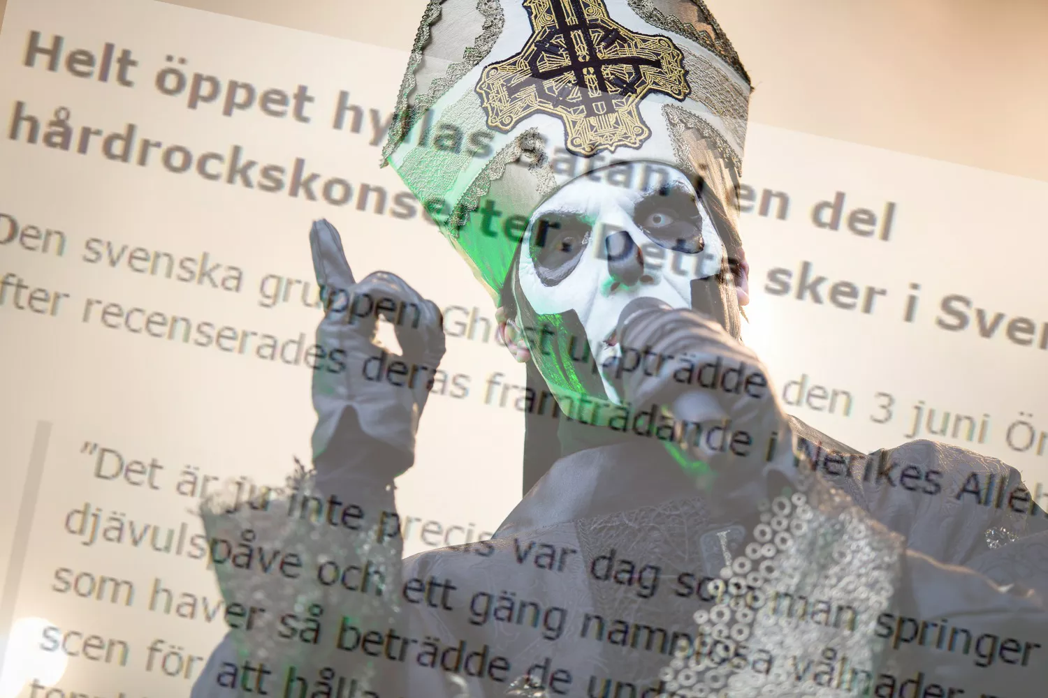 Ghost kritiseras – "Helt öppet hyllas Satan"